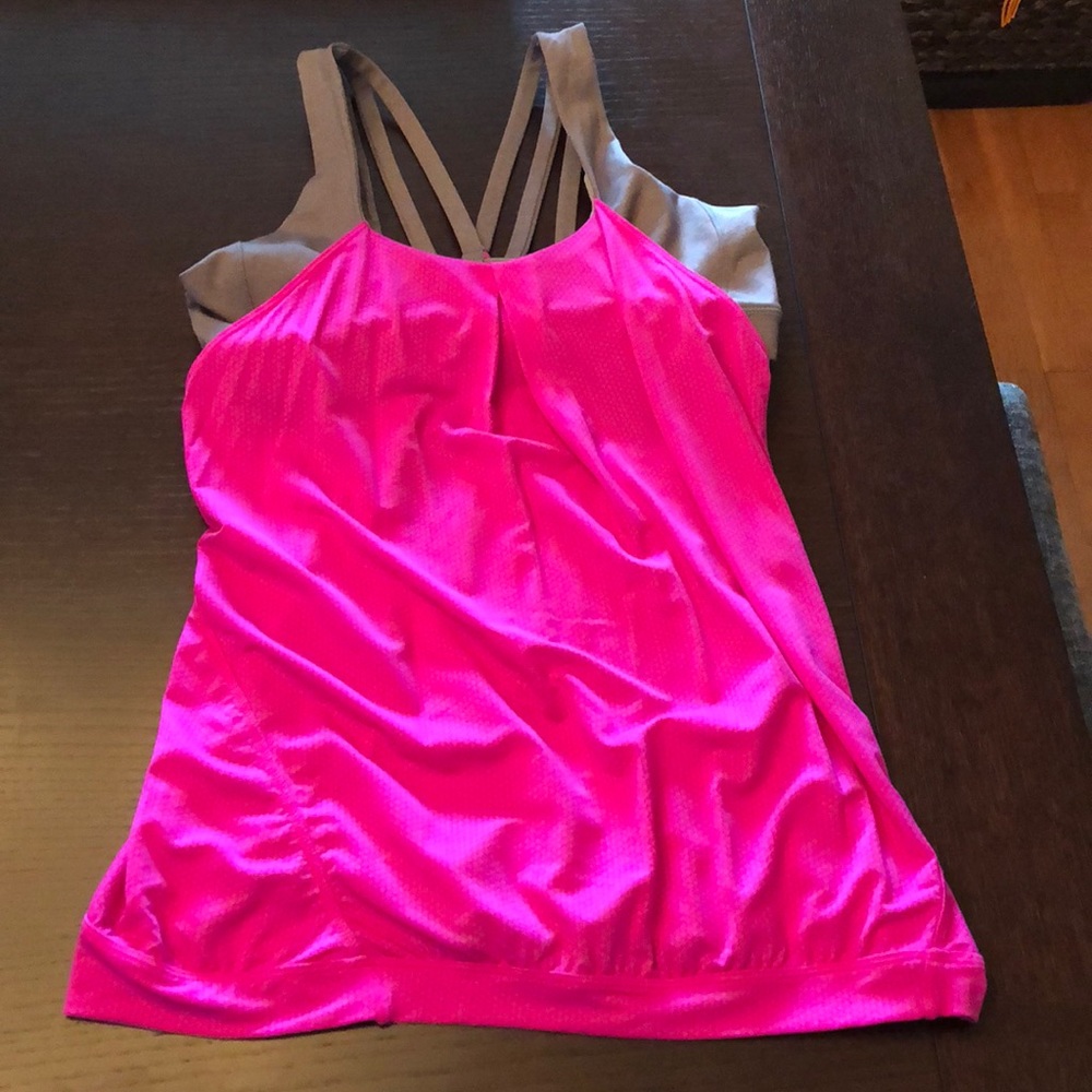 New Lululemon support top-bra combo